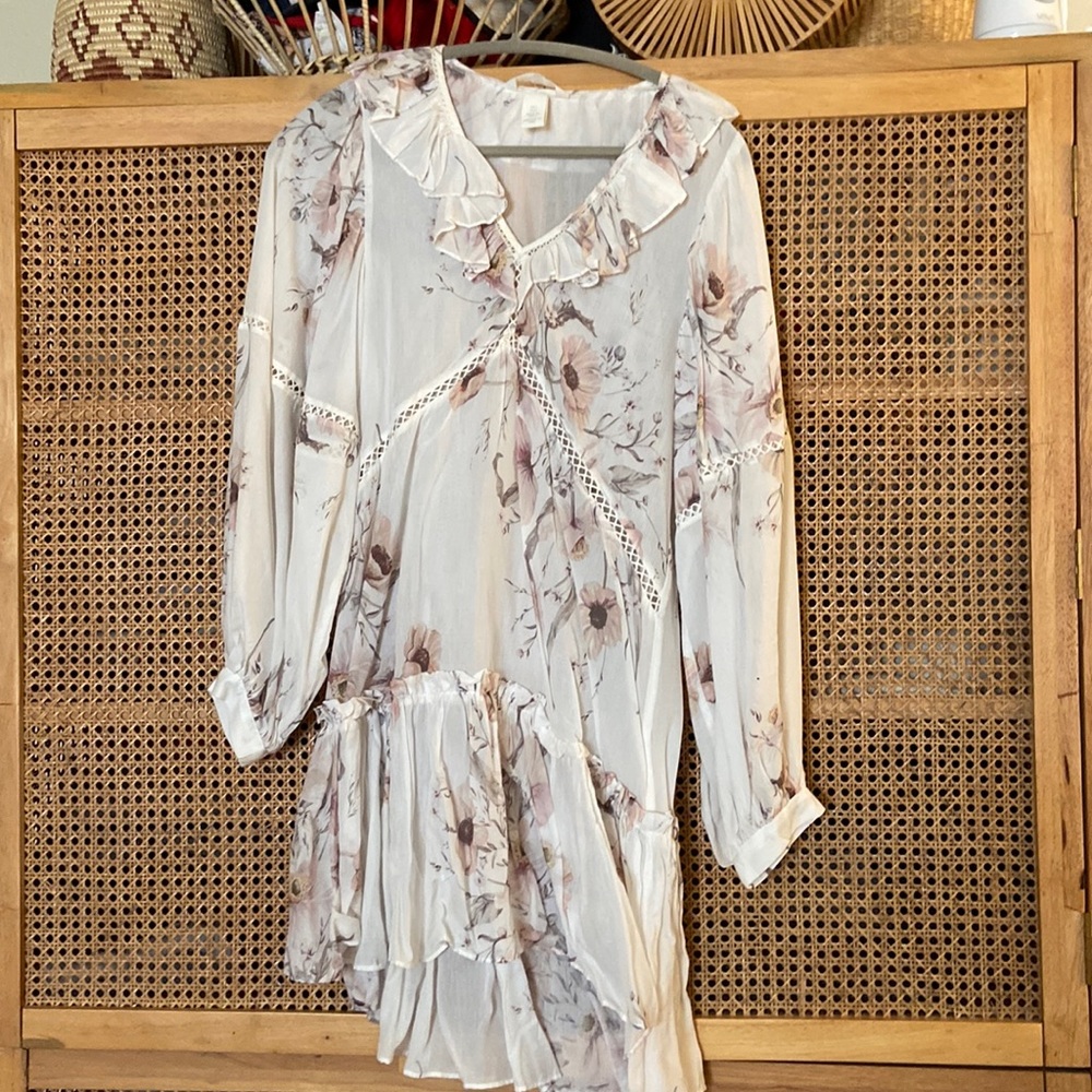 Ruffle floral dress